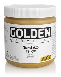 Golden Heavy Body Akrilik Boya 473 Ml Seri 6 Nickel Azo Yellow - Thumbnail