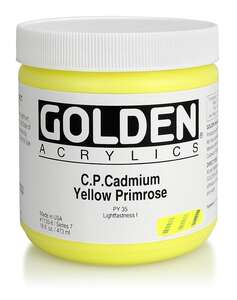 Golden Heavy Body Akrilik Boya 473 Ml Seri 7 C.P. Cadmium Yellow Primrose - 3