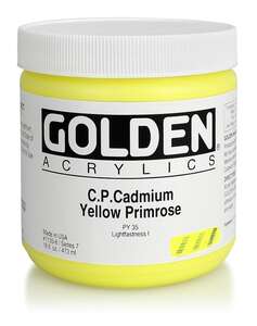 Golden Heavy Body Akrilik Boya 473 Ml Seri 7 C.P. Cadmium Yellow Primrose - Thumbnail
