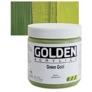 Golden Heavy Body Akrilik Boya 473 Ml Seri 7 Green Gold - 1