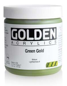 Golden Heavy Body Akrilik Boya 473 Ml Seri 7 Green Gold - Thumbnail