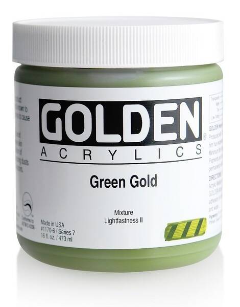 Golden Heavy Body Akrilik Boya 473 Ml Seri 7 Green Gold