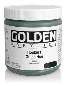 Golden Heavy Body Akrilik Boya 473 Ml Seri 7 Hookers Green Hue - Thumbnail