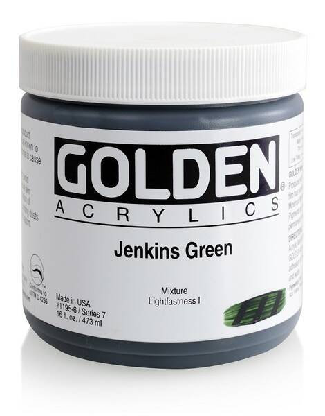 Golden Heavy Body Akrilik Boya 473 Ml Seri 7 Jenkins Green