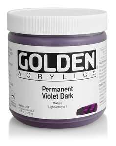 Golden Heavy Body Akrilik Boya 473 Ml Seri 7 Permanent Violet Dark - Thumbnail