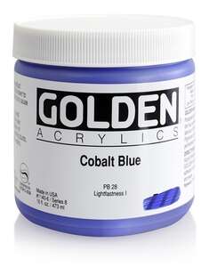 Golden Heavy Body Akrilik Boya 473 Ml Seri 8 Cobalt Blue - Thumbnail
