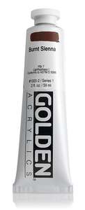 Golden Heavy Body Akrilik Boya 59 Ml Seri 1 Burnt Sienna - 3