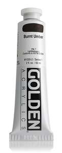 Golden Heavy Body Akrilik Boya 59 Ml Seri 1 Burnt Umber - 3