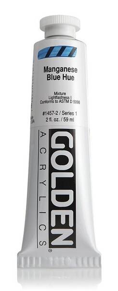 Golden Heavy Body Akrilik Boya 59 Ml Seri 1 Manganese Blue Hue - 3