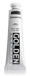 Golden Heavy Body Akrilik Boya 59 Ml Seri 1 N3 Neutral Gray - 3