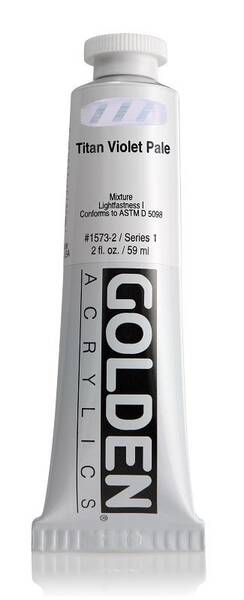 Golden Heavy Body Akrilik Boya 59 Ml Seri 1 Titan Violet Pale - 3