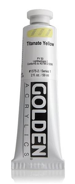 Golden Heavy Body Akrilik Boya 59 Ml Seri 1 Titanate Yellow - 3