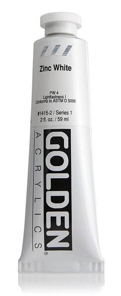 Golden Heavy Body Akrilik Boya 59 Ml Seri 1 Zinc White - 3