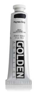 Golden Heavy Body Akrilik Boya 59 Ml Seri 2 Paynes Gray - 3