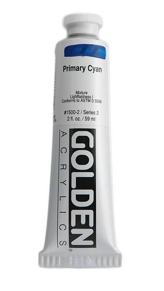 Golden Heavy Body Akrilik Boya 59 Ml Seri 2 Primary Cyan - 3