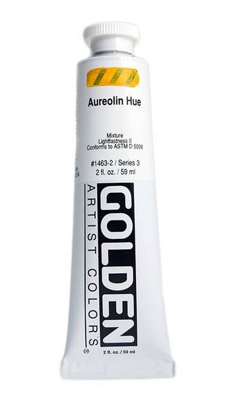 Golden Heavy Body Akrilik Boya 59 Ml Seri 3 Aureolin Hue - 2