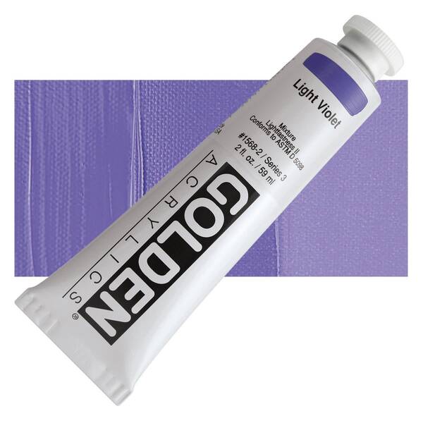 Golden Heavy Body Akrilik Boya 59 Ml Seri 3 Light Violet - 1
