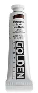 Golden Heavy Body Akrilik Boya 59 Ml Seri 3 Transparent Brown Iron Oxide - 3