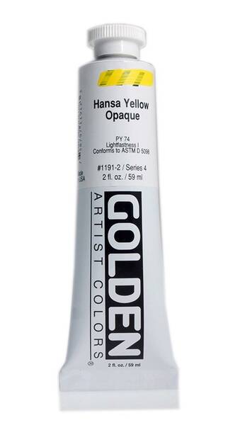 Golden Heavy Body Akrilik Boya 59 Ml Seri 4 Hansa Yellow Opaque - 3