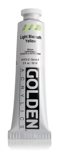 Golden Heavy Body Akrilik Boya 59 Ml Seri 4 Light Bismuth Yellow - 3