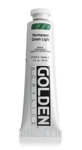 Golden Heavy Body Akrilik Boya 59 Ml Seri 4 Permanent Green Light - 3