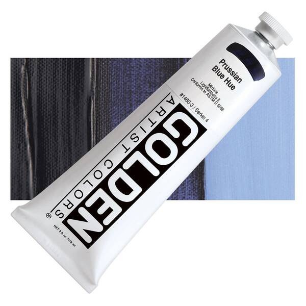 Golden Heavy Body Akrilik Boya 59 Ml Seri 4 Prussian Blue Hue - 1
