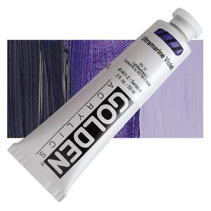 Golden Heavy Body Akrilik Boya 59 Ml Seri 4 Ultramarine Violet - 1