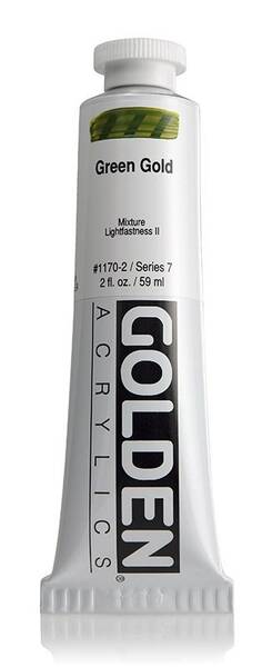 Golden Heavy Body Akrilik Boya 59 Ml Seri 7 Green Gold - 3