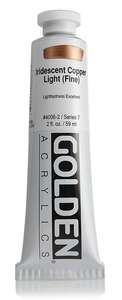 Golden Heavy Body Akrilik Boya 59 Ml Seri 7 Iridescent Copper Light Fine - 3