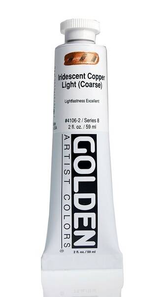 Golden Heavy Body Akrilik Boya 59 Ml Seri 8 Iridescent Copper Light Coarse - 3