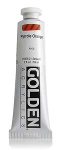 Golden Heavy Body Akrilik Boya 59 Ml Seri 8 Pyrrole Orange - 3