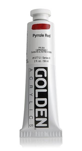 Golden Heavy Body Akrilik Boya 59 Ml Seri 8 Pyrrole Red - 3