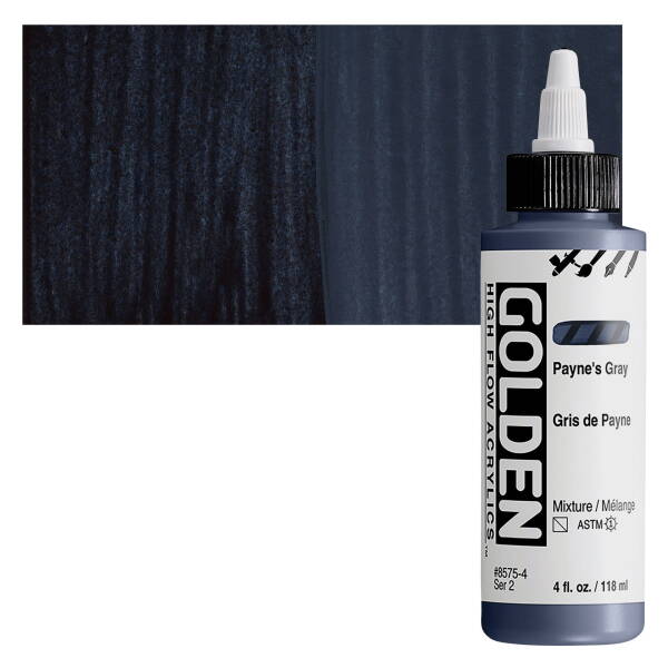 Golden High Flow Sıvı Akrilik Boya 118 Ml Seri 2 Payne's Gray - 1