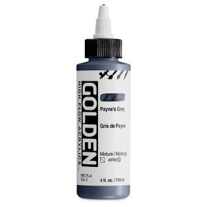 Golden High Flow Sıvı Akrilik Boya 118 Ml Seri 2 Payne's Gray - 3