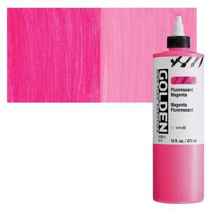 Golden High Flow Sıvı Akrilik Boya 473 Ml Seri 5 Fluorescent Magenta - 1