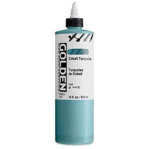 Golden High Flow Sıvı Akrilik Boya 473 Ml Seri 8 Cobalt Turquoise - 3