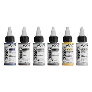 Golden High Flow Drawing & Lettering Set 6x30Ml Sıvı Akrilik Boya Seti - 4