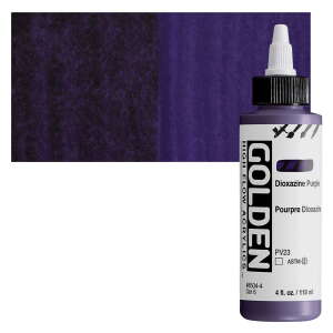 Golden High Flow Sıvı Akrilik Boya 118 Ml Seri 6 Dioxazine Purple - 1