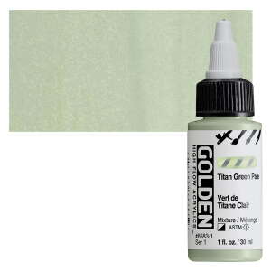 Golden High Flow Sıvı Akrilik Boya 30 Ml Seri 1 Titan Green Pale - Golden