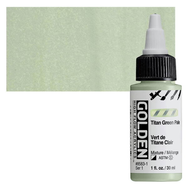 Golden High Flow Sıvı Akrilik Boya 30 Ml Seri 1 Titan Green Pale - 1