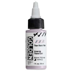 Golden High Flow Sıvı Akrilik Boya 30 Ml Seri 1 Titan Violet Pale - 3