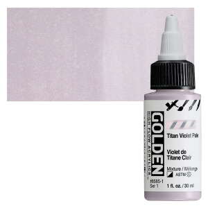 Golden High Flow Sıvı Akrilik Boya 30 Ml Seri 1 Titan Violet Pale - Golden