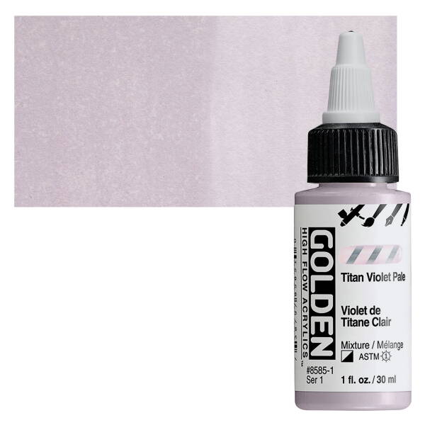 Golden High Flow Sıvı Akrilik Boya 30 Ml Seri 1 Titan Violet Pale - 1