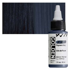 Golden High Flow Sıvı Akrilik Boya 30 Ml Seri 2 Payne's Gray - 1