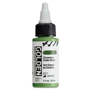 Golden High Flow Sıvı Akrilik Boya 30 Ml Seri 3 Chromium Oxide Green - 3