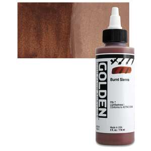 Golden High Flow Sıvı Akrilik Boya 118 Ml Seri 1 Burnt Sienna - 1