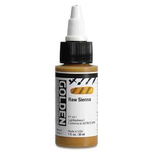 Golden High Flow Sıvı Akrilik Boya 30 Ml Seri 1 Raw Sienna - 3