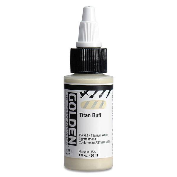 Golden High Flow Sıvı Akrilik Boya 30 Ml Seri 1 Titan Buff - 3