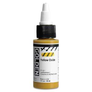 Golden High Flow Sıvı Akrilik Boya 30 Ml Seri 1 Yellow Oxide - 3