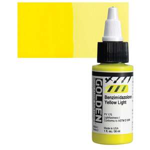 Golden High Flow Sıvı Akrilik Boya 30 Ml Seri 3 Benzimidazolone Yellow Light - 1